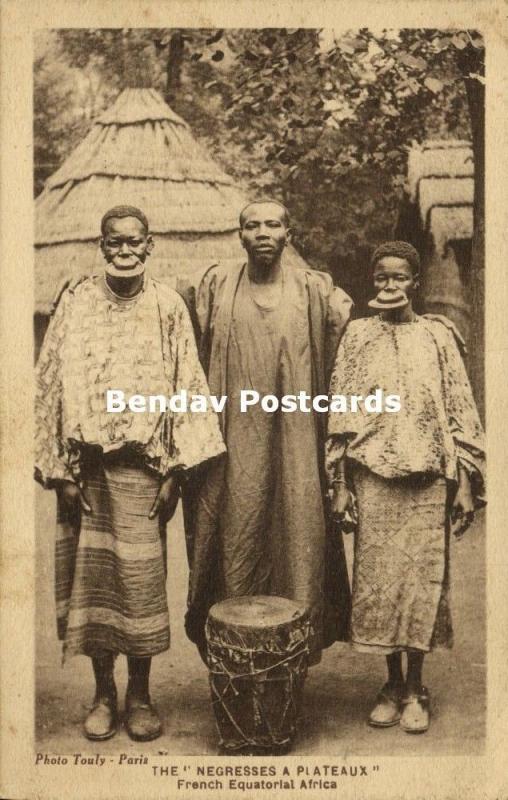 French Equatorial Africa, Femmes Plateau, Lippenneger (1920s)