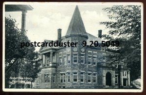 h3568 - ROCK ISLAND Quebec Postcard 1920s Haskell Free Library