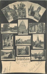 Postcard Germany Hilde Sheim Multi View 23-10391