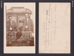 Postcard, United States, New York Express, Train Railway