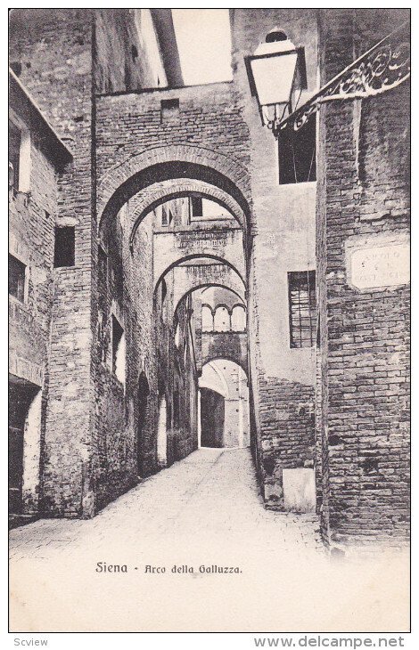 Arco Della Galluzza, SIENA (Tuscany), Italy, 1900-1910s