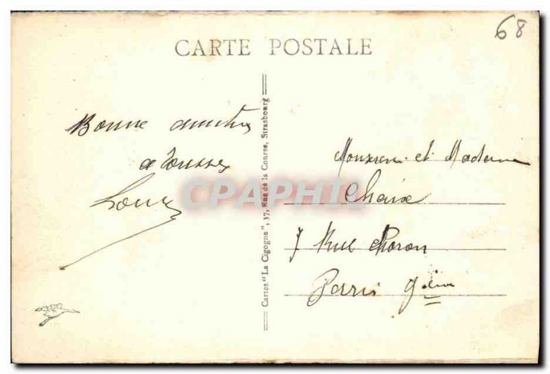 Old Postcard Colmar Prefecture