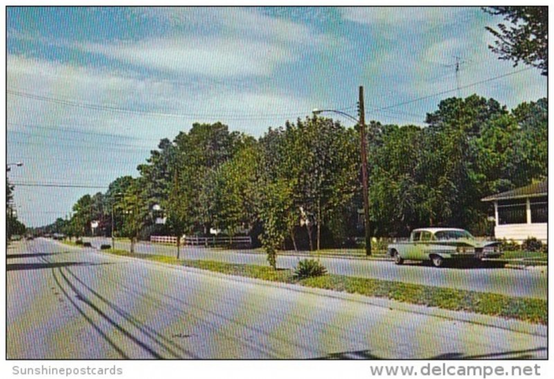 Delaware Rehoboth Beach Looking North On Bayard Avenue