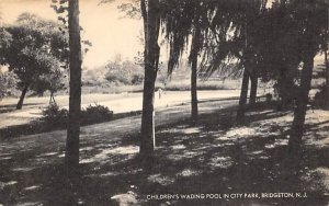 Children's Wading Pool in City Park in Bridgeton, New Jersey