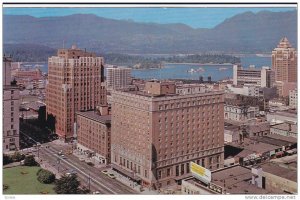 Birdseye View of Hotel Georgia, Vancouver, British Columbia, Canada, 40-60's