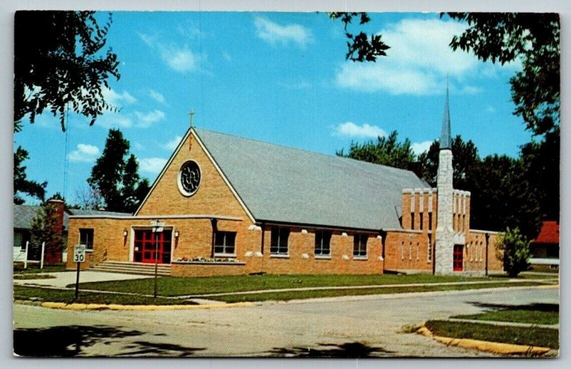 Culver  Indiana  St. Mary's  The Lake Church  Postcard