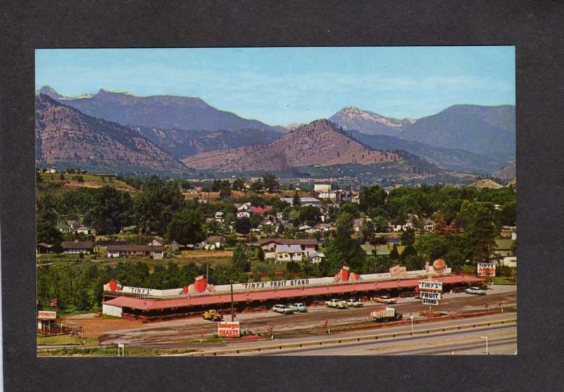 WA Tiny Tiny's Fruit Stand Farm Gift Shop Cashmere Washington Postcard Camping