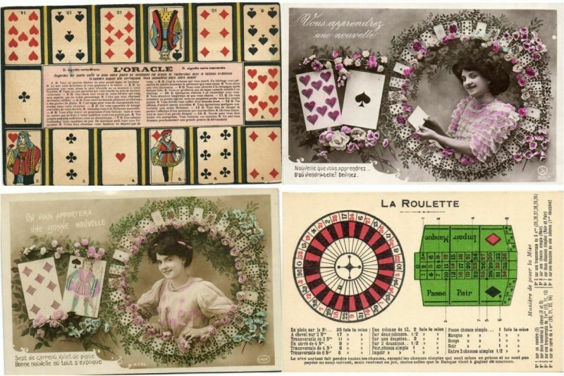 JEUX DE CARTES CARD GAMES GAME 48 CPA pre-1940 (L3982)