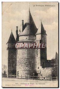 Old Postcard Chateau de Vitre Le Chatelet