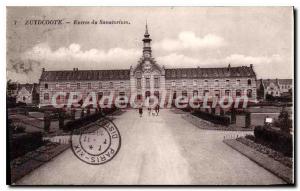 Old Postcard Zuydcoote Entree Du Sanatorium