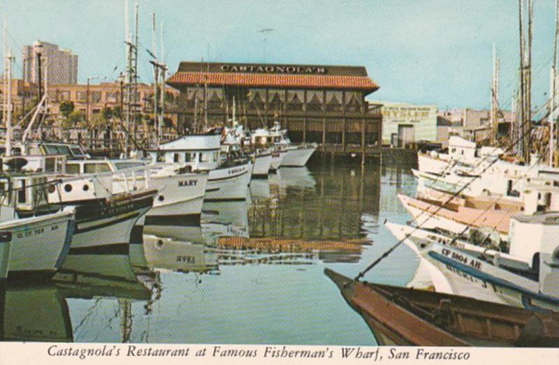 California San Francisco Castagnola's Restaurant At Fishrman's Wharf