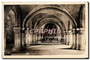 Old Postcard Holy Crypt of the & # 39eglise Saint Eutrope