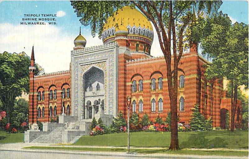 Linen of Tripoli Temple Shrine Mosque. Milwaukee Wisconsin