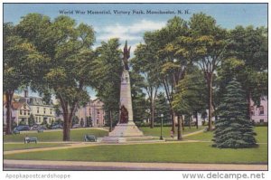 World War Memorial Victory Park Manchester New Hampshire