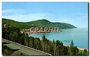 Postcard Old St Simeon Charlevoix Black River Dogs With Cape Canada