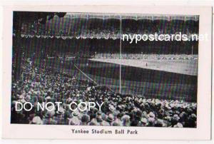 Yankee Stadium Ball Park, NYC
