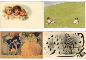 CHILDREN ENFANTS MOSTLY ARTIST SIGNED ILLUSTRATEUR 100 CPA (PART 12.)