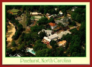 North Carolina, Pinehurst - Aerial View Of Quaint Village - [NC-235X]