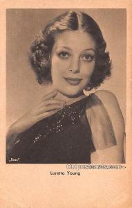 Loretta Young Movie Star Actor Actress Film Star Unused 