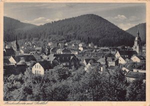 A081 Germany Friedrichroda mit Gottlab Total View vintage postcard