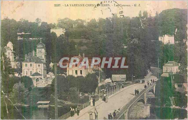 Old Postcard La Varenne Chennevieres Les Coteaux