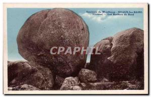 Old Postcard Around Montlucon Evaux les Bains Edge Rocks