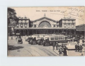 Postcard Gare de l Est Paris France