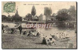 Joinvile the Bridge - The Swimming - Old Postcard