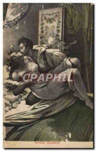 Postcard Old Woman Nude Erotic