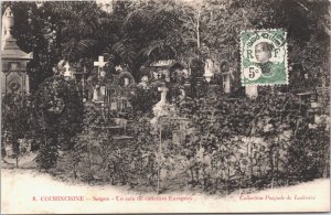 Vietnam Saigon Un Coin du Einietiere Europeen Ho Chi Minh City Postcard 09.52