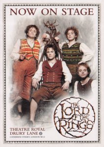 Lord Of The Rings Theatre Royal Reaches London Rare Postcard
