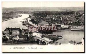 Montereau - Vue Generale - Old Postcard