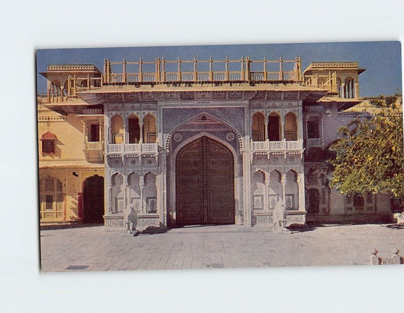 Postcard Rajendra Pol, The City Palace, Jaipur, India