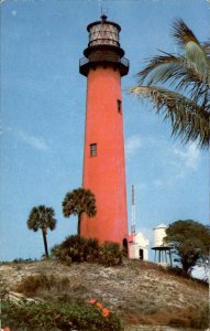Fort Lauderdale Florida Jupiter Lighthouse Inlet c1950-60s Vintage Postcard
