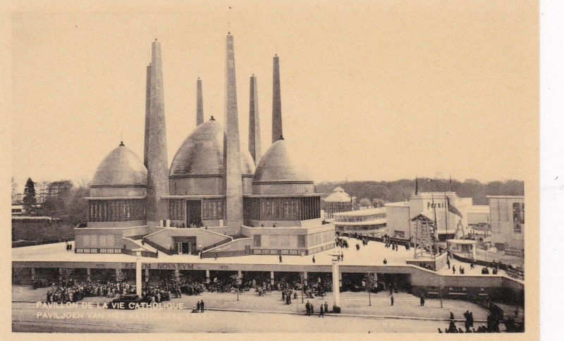 Belgium Brussels Exposition 1935 The Catholic Pavilion sk4030