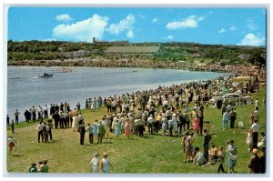 c1960s Annual Regatta at Quidi Vidi Lake St. John's Newfoundland Canada Postcard