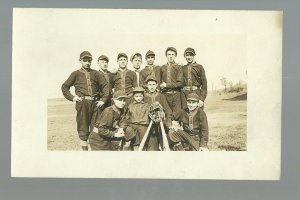 Van Buren MINNESOTA RP c1910 BASEBALL TEAM Township nr Floodwood Duluth Prosit