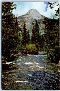 M-58911 North Dome and Merced River Yosemite National Park California