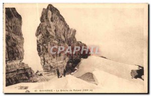 Old Postcard Gavarnie La Breche De Roland