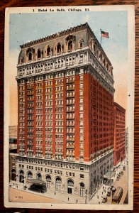 Vintage Postcard 1915-1930 Hotel La Salle, Chicago, Illinois (IL)