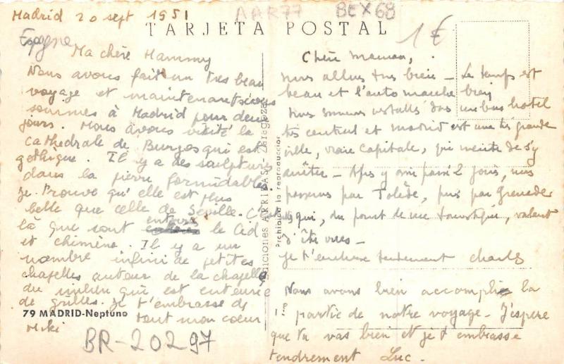 BR20297 Madrid neptuno Spain