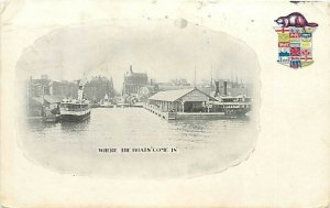 Canada, Ontario, Toronto, Water Front, Souvenir Mailing Card