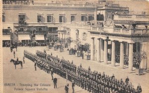 lot290 trooping the colours place square valletta malta  military