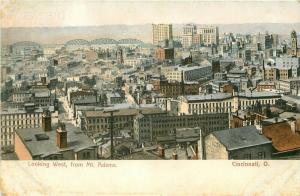 OH, Cincinnati, Ohio, Looking West from Mount Adams, Cincinnati News No. 6889