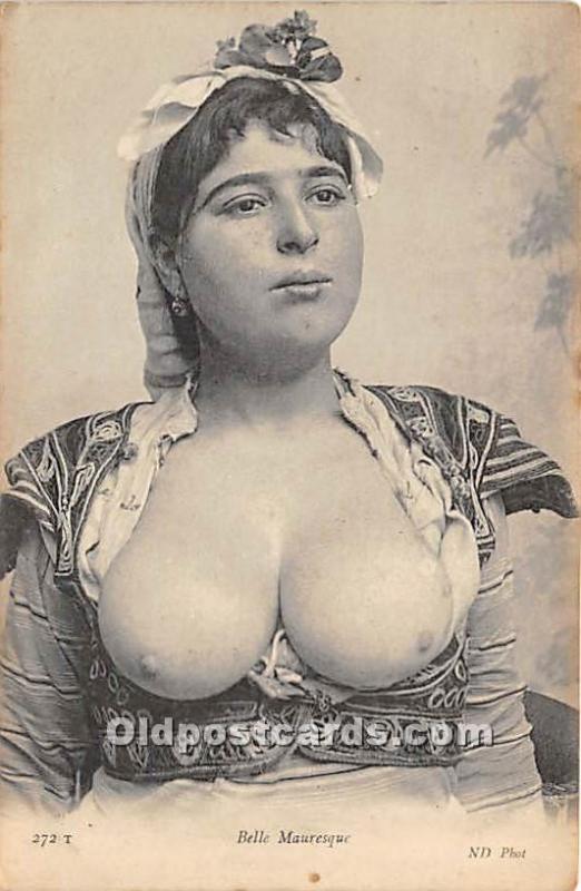 Belle Mauresque Arab Nude Unused 