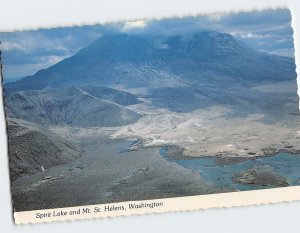 Postcard Spirit Lake and Mt. St. Helens, Washington