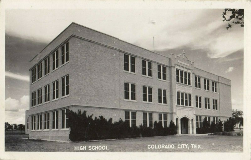 RP: COLORADO CITY, Texas, 1945; High School