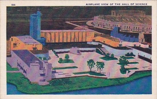 Airplane View Of The Hall Of Science Chicago World's Fair 1933-34