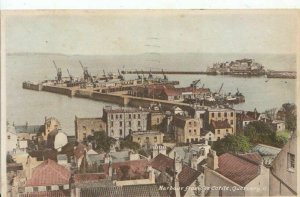 Channel Islands Postcard - Harbour from Les Cotils - Guernsey - Ref  948A