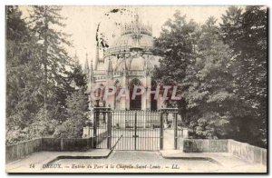 Old Postcard Dreux Entree du Parc Chapelle Saint Louis